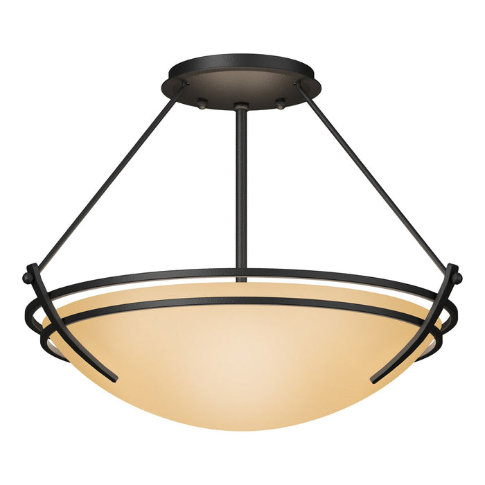 Presidio Tryne Semi-Flush in Black - 124422-SKT-10-SS0047 by Hubbardton Forge