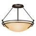 Presidio Tryne Semi-Flush in Oil Rubbed Bronze - 124422-SKT-14-SS0047 by Hubbardton Forge