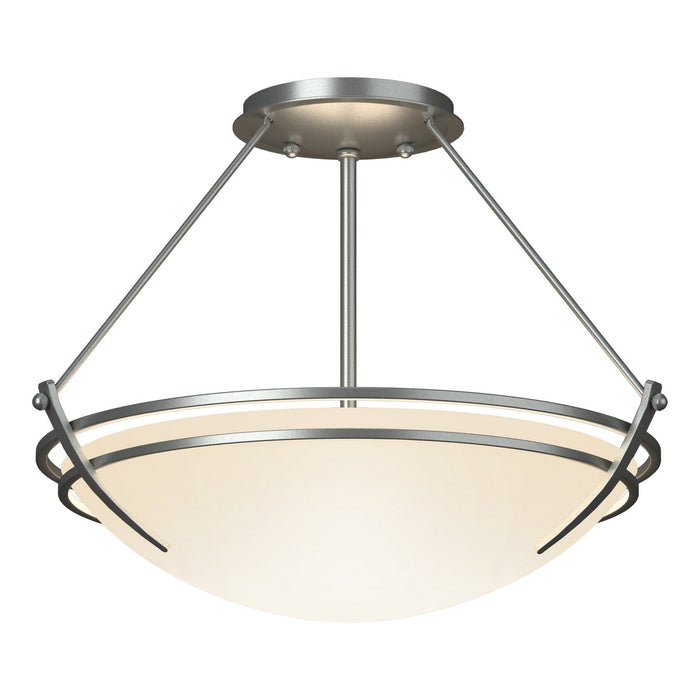 Presidio Tryne Semi-Flush in Vintage Platinum - 124422-SKT-82-GG0047 by Hubbardton Forge