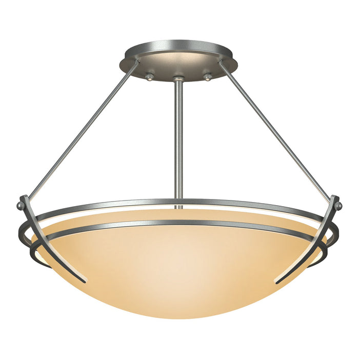 Presidio Tryne Semi-Flush in Vintage Platinum - 124422-SKT-82-SS0047 by Hubbardton Forge