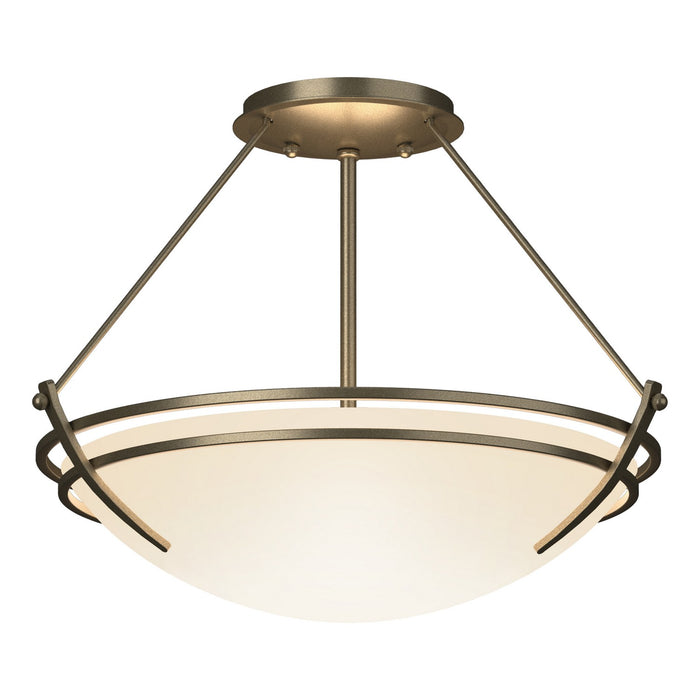 Presidio Tryne Semi-Flush in Soft Gold - 124422-SKT-84-GG0047 by Hubbardton Forge