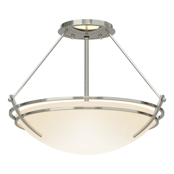 Presidio Tryne Semi-Flush in Sterling - 124422-SKT-85-GG0047 by Hubbardton Forge