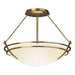 Presidio Tryne Semi-Flush in Modern Brass - 124422-SKT-86-GG0047 by Hubbardton Forge