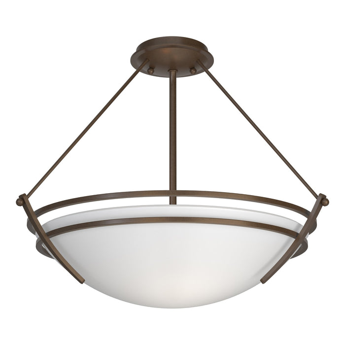 Presidio Tryne Semi-Flush in Bronze - 124432-SKT-05-GG0020 by Hubbardton Forge