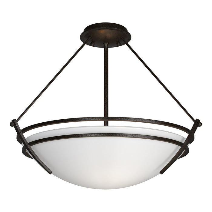 Presidio Tryne Semi-Flush in Oil Rubbed Bronze - 124432-SKT-14-GG0020 by Hubbardton Forge