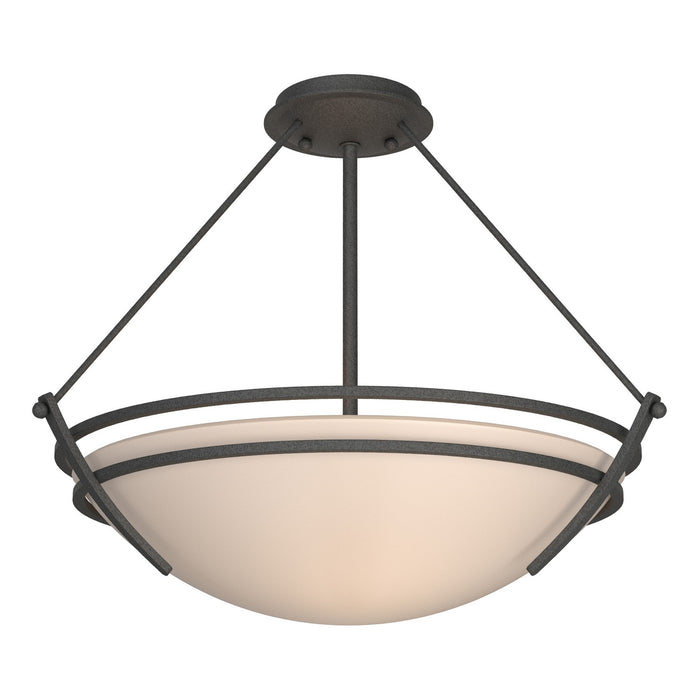 Presidio Tryne Semi-Flush in Natural Iron - 124432-SKT-20-SS0020 by Hubbardton Forge