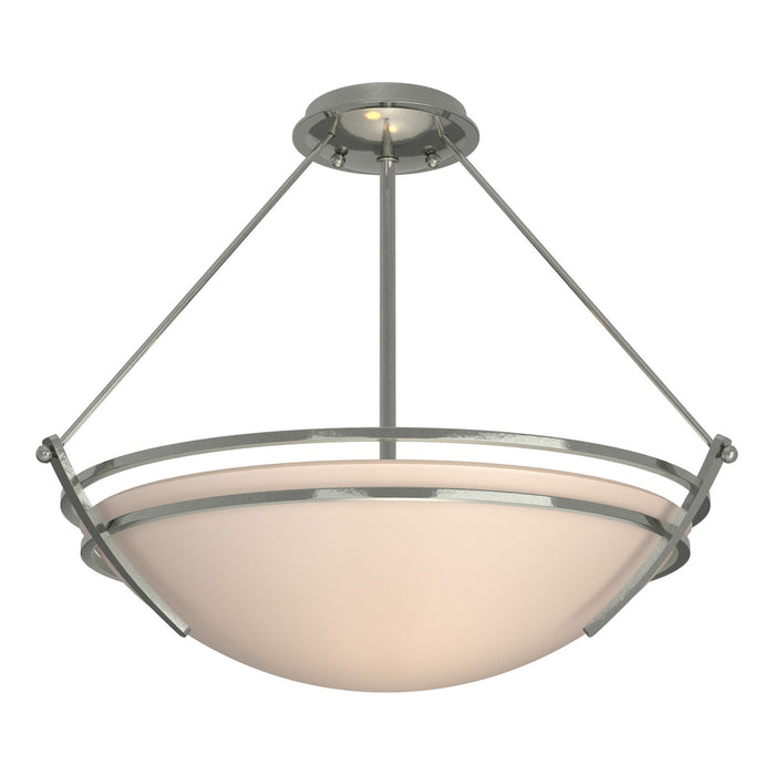 Presidio Tryne Semi-Flush in Sterling - 124432-SKT-85-SS0020 by Hubbardton Forge