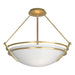 Presidio Tryne Semi-Flush in Modern Brass - 124432-SKT-86-GG0020 by Hubbardton Forge