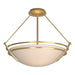 Presidio Tryne Semi-Flush in Modern Brass - 124432-SKT-86-SS0020 by Hubbardton Forge