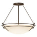 Presidio Tryne Large Semi-Flush in Bronze - 124442-SKT-05-GG0054 by Hubbardton Forge