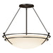 Presidio Tryne Large Semi-Flush in Oil Rubbed Bronze - 124442-SKT-14-GG0054 by Hubbardton Forge