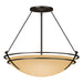 Presidio Tryne Large Semi-Flush in Oil Rubbed Bronze - 124442-SKT-14-SS0054 by Hubbardton Forge