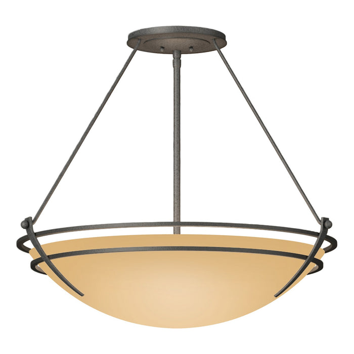 Presidio Tryne Large Semi-Flush in Natural Iron - 124442-SKT-20-SS0054 by Hubbardton Forge