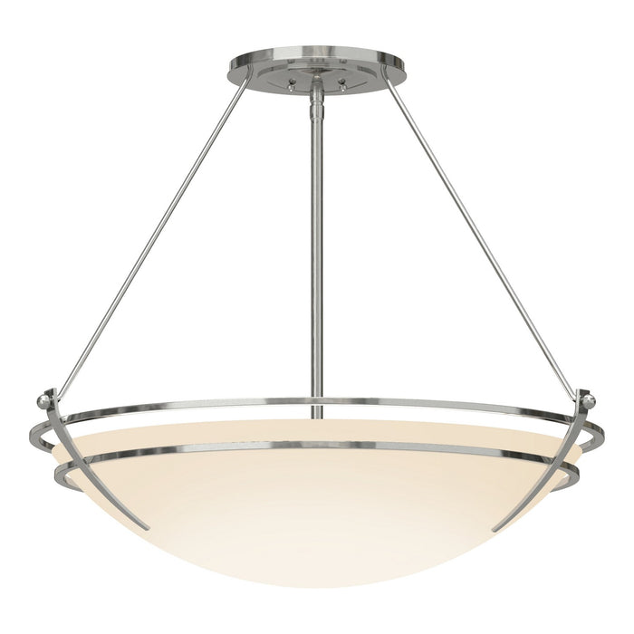 Presidio Tryne Large Semi-Flush in Sterling - 124442-SKT-85-GG0054 by Hubbardton Forge