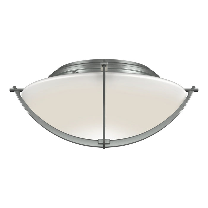 Compass Flush Mount in Vintage Platinum - 124550-SKT-82-GG0098 by Hubbardton Forge