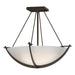 Compass Small Semi-Flush in Bronze - 124555-SKT-05-GG0020 by Hubbardton Forge