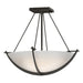 Compass Small Semi-Flush in Dark Smoke - 124555-SKT-07-GG0020 by Hubbardton Forge