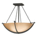 Compass Small Semi-Flush in Natural Iron - 124555-SKT-20-SS0020 by Hubbardton Forge