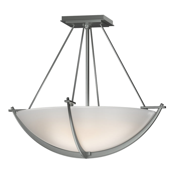 Compass Small Semi-Flush in Vintage Platinum - 124555-SKT-82-GG0020 by Hubbardton Forge