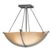 Compass Small Semi-Flush in Vintage Platinum - 124555-SKT-82-SS0020 by Hubbardton Forge