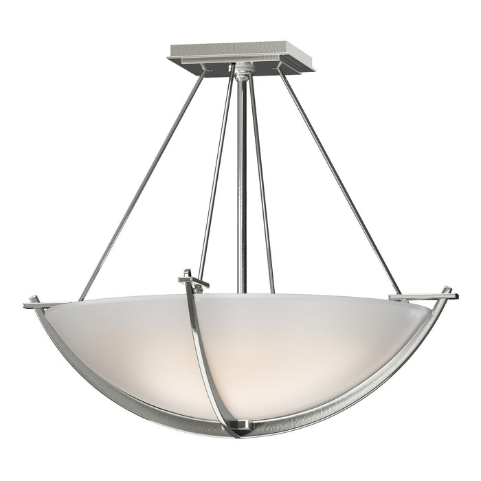 Compass Small Semi-Flush in Sterling - 124555-SKT-85-GG0020 by Hubbardton Forge