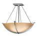 Compass Small Semi-Flush in Sterling - 124555-SKT-85-SS0020 by Hubbardton Forge