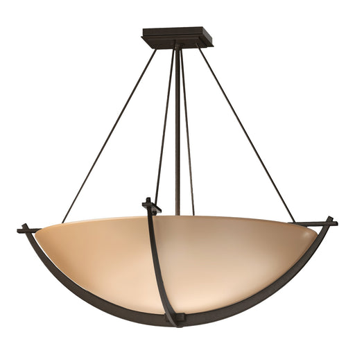 Compass Large Semi-Flush in Bronze - 124560-SKT-05-SS0054 by Hubbardton Forge