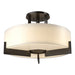 Axis Semi-Flush in Oil Rubbed Bronze - 126403-SKT-14-GG0216 by Hubbardton Forge