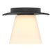 Wren Flush Mount in Black - 126601-SKT-10-GG0242 by Hubbardton Forge