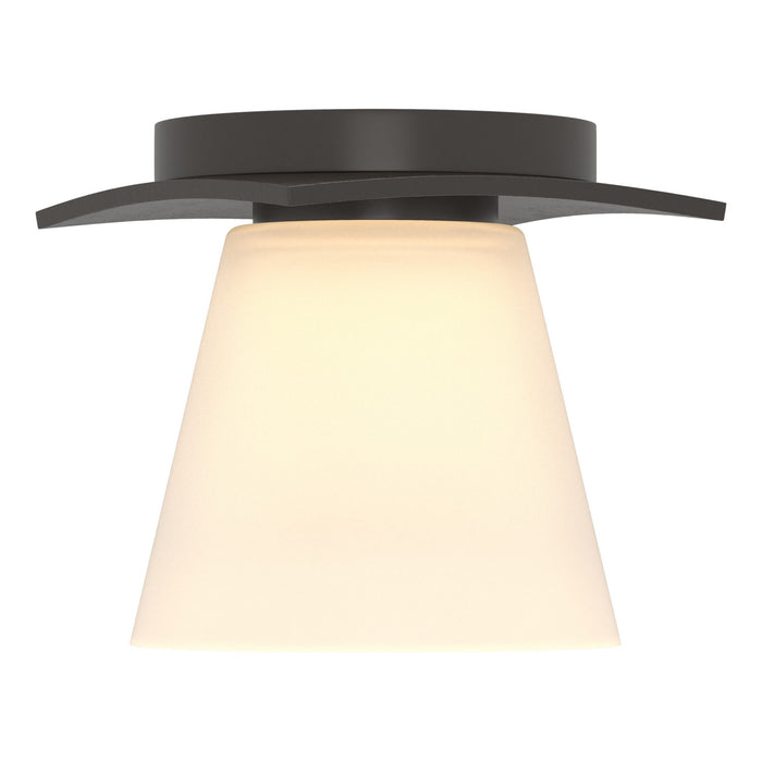 Wren Flush Mount in Oil Rubbed Bronze - 126601-SKT-14-GG0242 by Hubbardton Forge