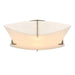 Bento Semi-Flush Mount in Soft Gold - 126620-SKT-84-SH1999 by Hubbardton Forge