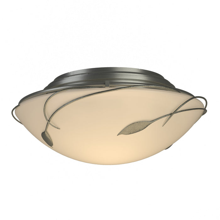 Forged Leaves Flush Mount in Vintage Platinum - 126709-SKT-82-GG0098 by Hubbardton Forge