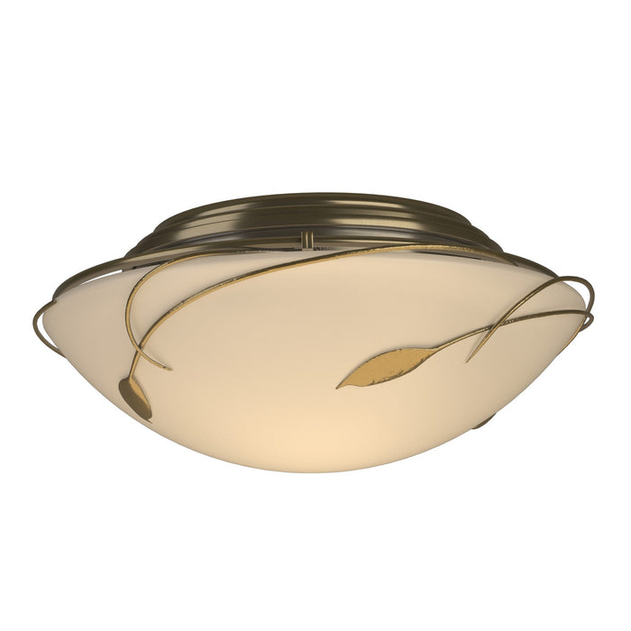 Forged Leaves Flush Mount in Modern Brass - 126709-SKT-86-GG0098 by Hubbardton Forge