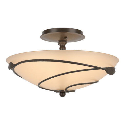 Forged Leaves Semi-Flush in Bronze - 126712-SKT-05-SS0048 by Hubbardton Forge