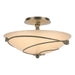 Forged Leaves Semi-Flush in Soft Gold - 126712-SKT-84-SS0048 by Hubbardton Forge