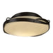 Flora Flush Mount in Oil Rubbed Bronze - 126740-SKT-14-GG0097 by Hubbardton Forge