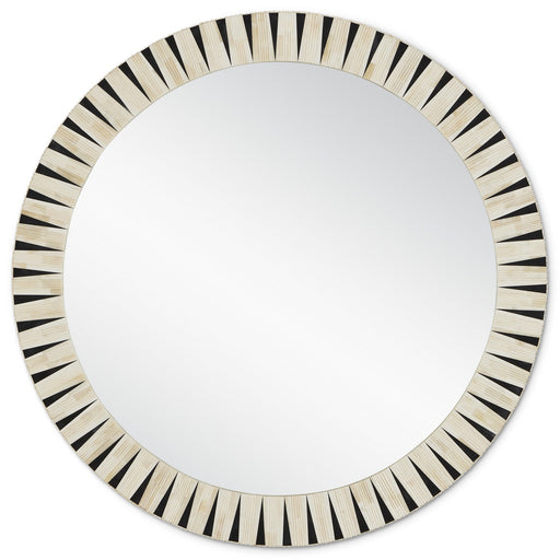 1000-0137 - Arvi Mirror in Natural & Black by Currey and Company