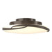 Flora LED Flush Mount in Bronze - 126742-LED-05-GG0437 by Hubbardton Forge