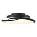 Flora LED Flush Mount in Black - 126742-LED-10-GG0437 by Hubbardton Forge