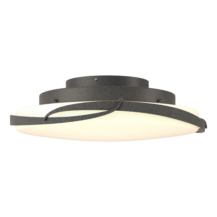 Flora LED Flush Mount in Natural Iron - 126742-LED-20-GG0437 by Hubbardton Forge