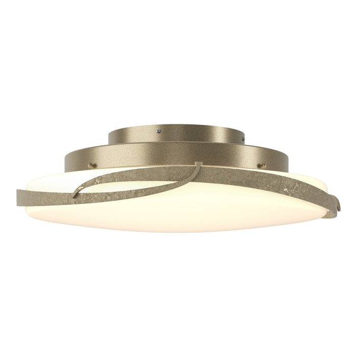 Flora LED Flush Mount in Soft Gold - 126742-LED-84-GG0437 by Hubbardton Forge