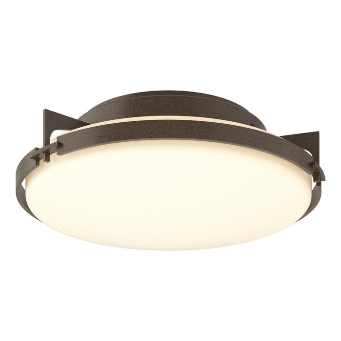 Metra Flush Mount in Bronze - 126745-SKT-05-GG0097 by Hubbardton Forge