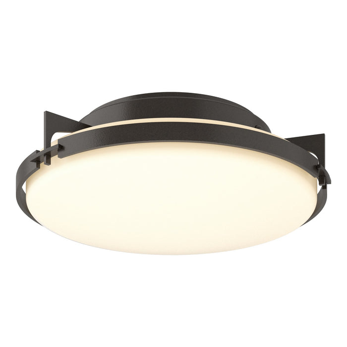 Metra Flush Mount in Oil Rubbed Bronze - 126745-SKT-14-GG0097 by Hubbardton Forge