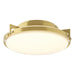 Metra Flush Mount in Modern Brass - 126745-SKT-86-GG0097 by Hubbardton Forge