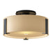 Impressions Semi-Flush in Black - 126753-SKT-10-GG0218 by Hubbardton Forge