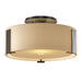 Impressions Semi-Flush in Oil Rubbed Bronze - 126753-SKT-14-GG0218 by Hubbardton Forge