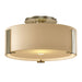 Impressions Semi-Flush in Soft Gold - 126753-SKT-84-GG0218 by Hubbardton Forge