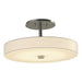 Disq LED Semi-Flush in Vintage Platinum - 126803-LED-82-SH1971 by Hubbardton Forge