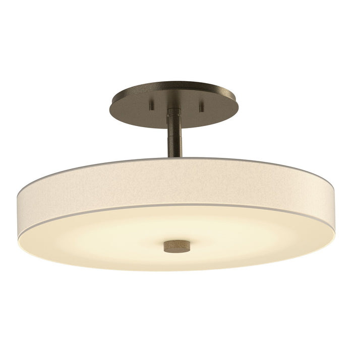 Disq LED Semi-Flush in Soft Gold - 126803-LED-84-SH1971 by Hubbardton Forge