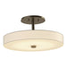 Disq LED Semi-Flush in Soft Gold - 126803-LED-84-SH1971 by Hubbardton Forge